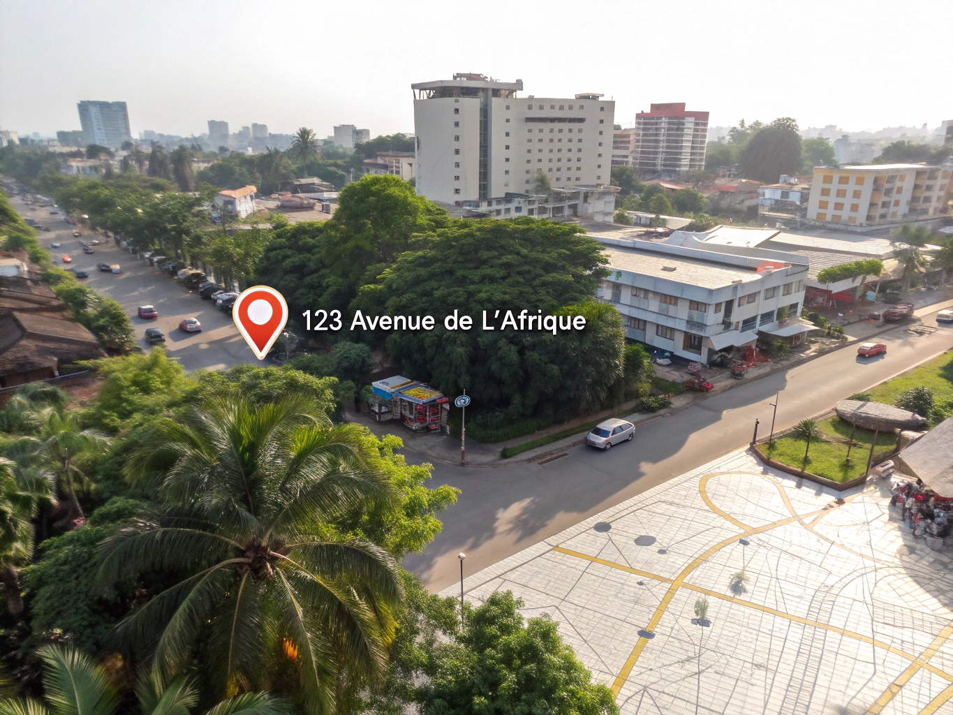 Localisation AA TECH à Douala, Cameroun